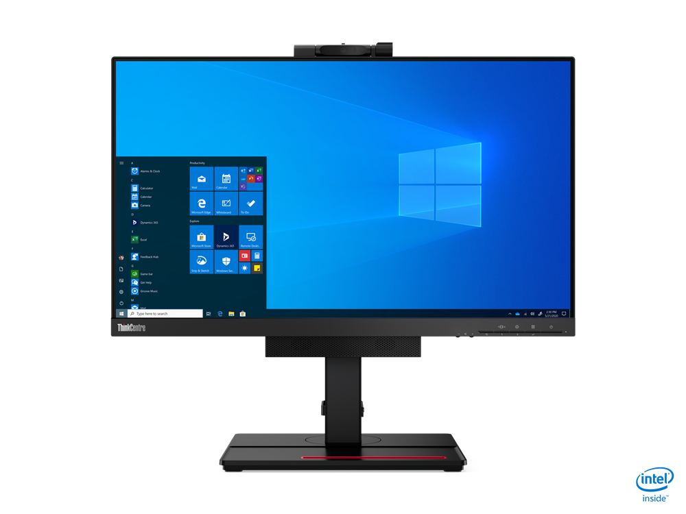 Lenovo ThinkCentre Tiny-in-One Gen 4 23.8" (1920x1080) IPS LCD Webcam & Speaker BLACK