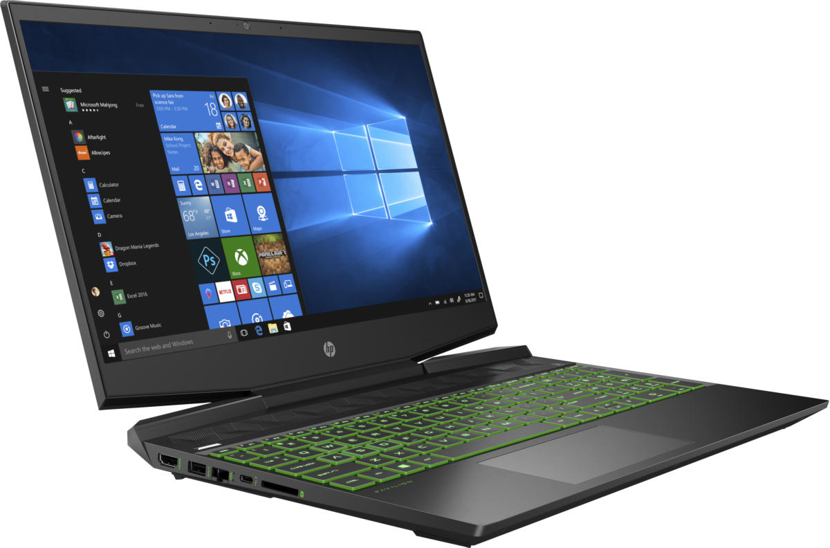 HP Pavilion 15-DK1056 GAMING Core™ i5-10300H 2.5GHz 256GB SSD 8GB 15.6" (1920x1080) MICRO-EDGE BT WIN10 Webcam NVIDIA® GTX 1650 4096MB Backlit Keyboard - Image 3