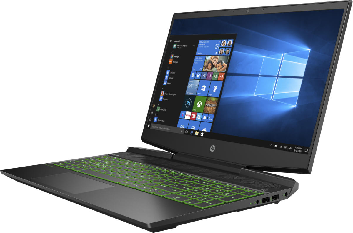 HP Pavilion 15-DK1056 GAMING Core™ i5-10300H 2.5GHz 256GB SSD 8GB 15.6" (1920x1080) MICRO-EDGE BT WIN10 Webcam NVIDIA® GTX 1650 4096MB Backlit Keyboard - Image 2