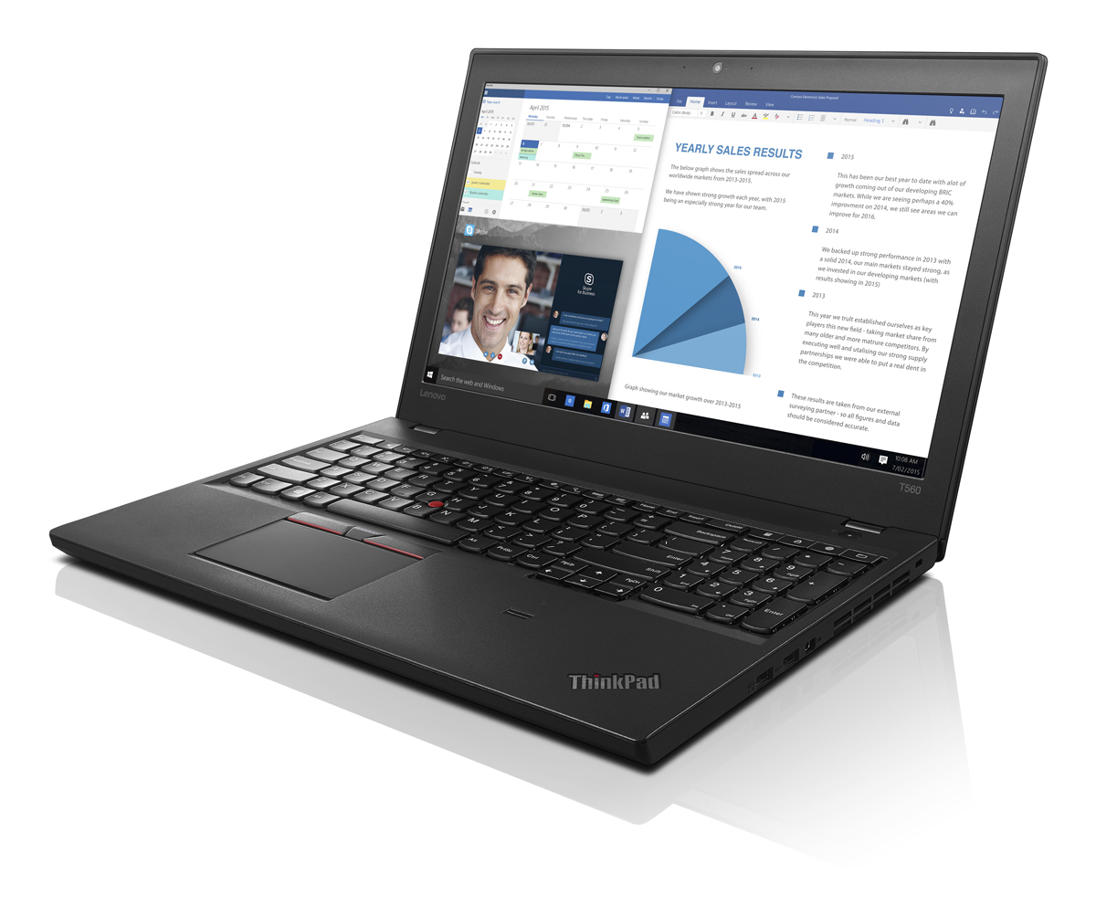 Lenovo ThinkPad T560 Core™ i5-6300 2.4GHz 240GB SSD 8GB 15.6" (1920x1080) BT WIN10 FP Reader Backlit Keyboard - Image 2