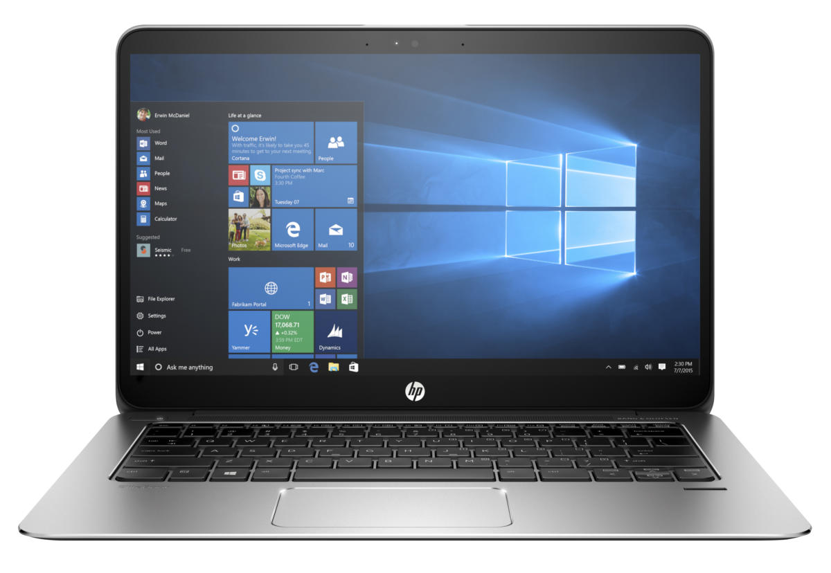 HP EliteBook 1030 G1 Core™ M5-6Y54 1.1GHz 128GB SSD 8GB 13.3