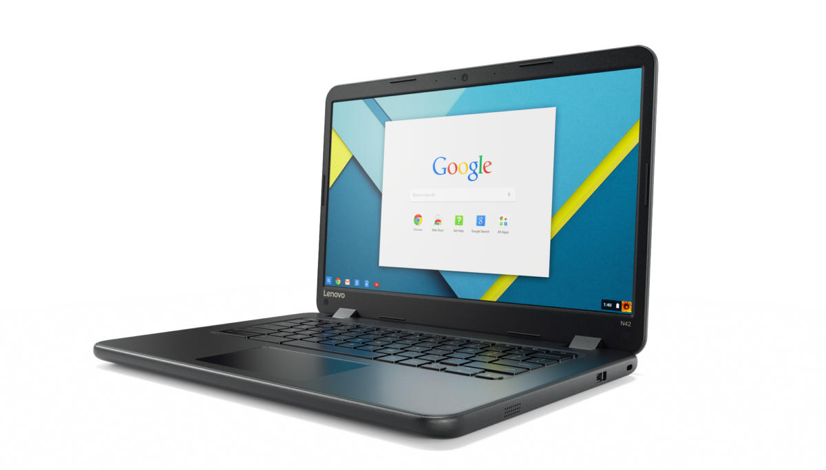 Lenovo N42-20T Chromebook Celeron® Dual-Core N3060 1.6GHz 16GB eMMC 4GB 14" (1366x768) TOUCHSCREEN BT CHROME OS Webcam BLACK - Image 3
