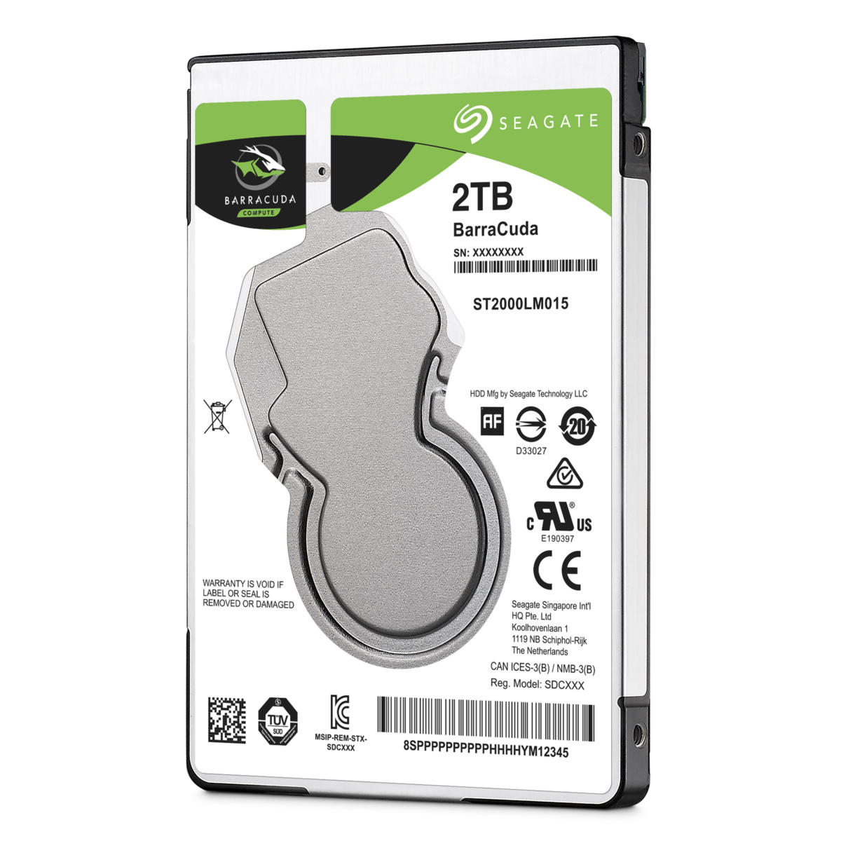 Seagate ST2000LM015 2.5" 2TB 5400RPM SAS 6Gb/s Hard Disk Drive (HDD) SILVER - Image 3