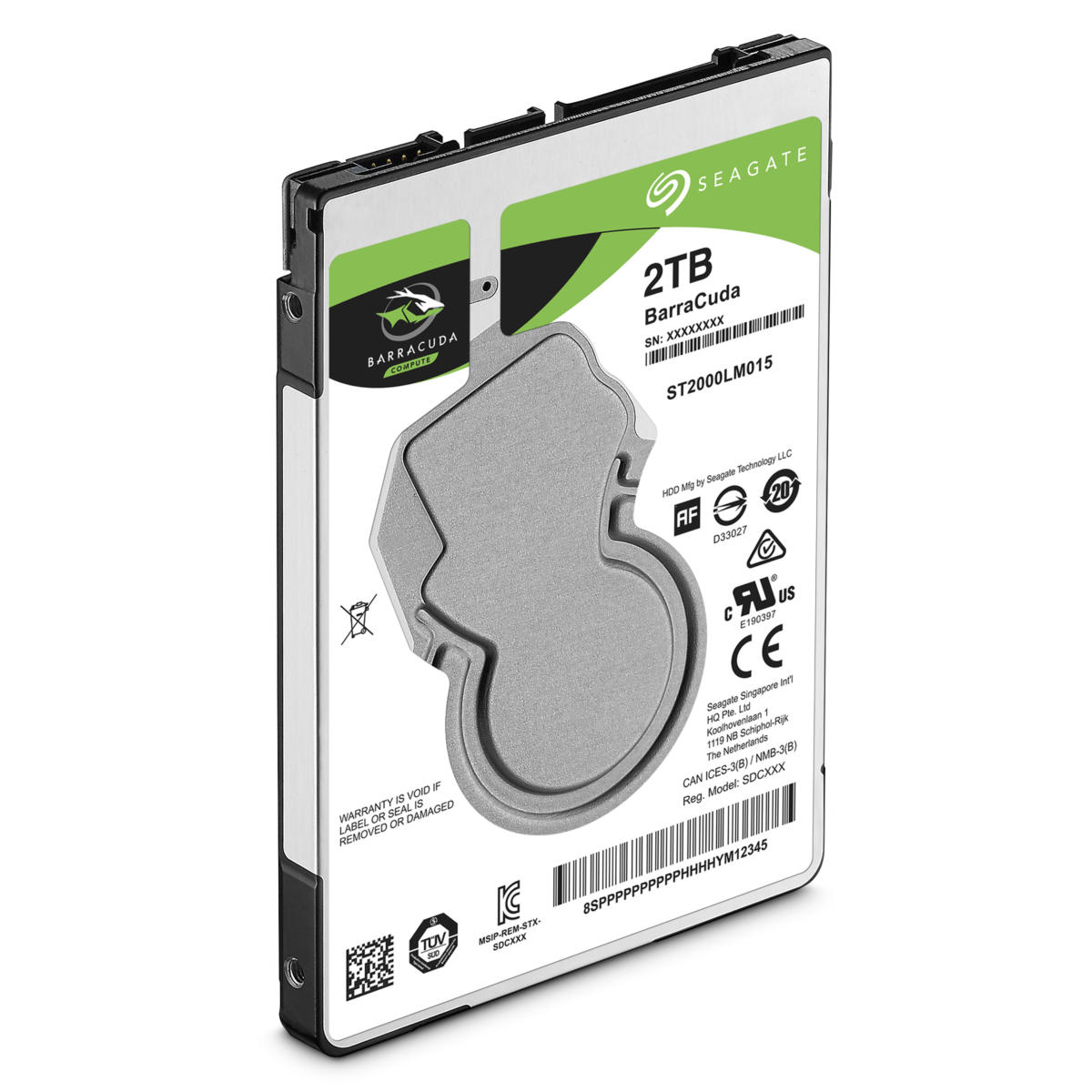 Seagate ST2000LM015 2.5" 2TB 5400RPM SAS 6Gb/s Hard Disk Drive (HDD) SILVER - Image 4