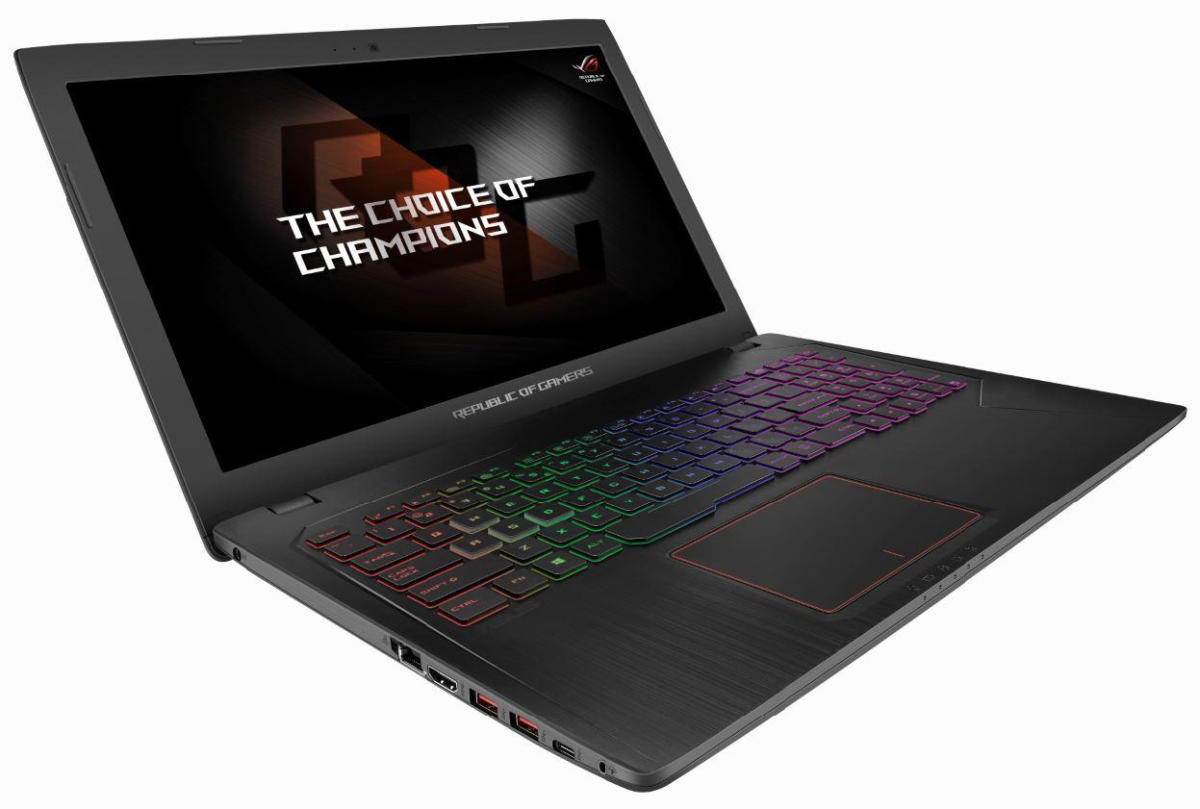 Asus ROG GL553VD-DS71 Core™ i7-7700HQ 2.8GHz 1TB 16GB 15.6in (1920x1080) DVD-RW BT WIN10 Webcam NVIDIA® GTX 1050 4096MB BLACK Backlit Keyboard - Image 5