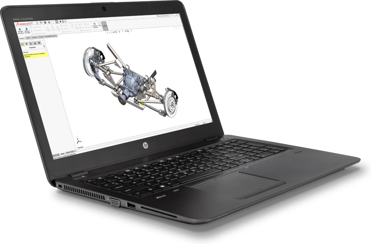 HP ZBook 15u G4 MOBILE WORKSTATION Core™ i7-7500U 2.7GHz 1TB 8GB 15.6in (1920x1080) BT NFC WIN10 Pro Webcam AMD FirePro™ W4190M 2048MB Backlit Keyboard FP Reader - Image 7