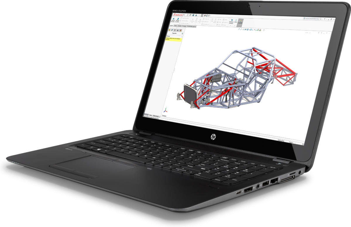 HP ZBook 15u G4 MOBILE WORKSTATION Core™ i7-7500U 2.7GHz 1TB 8GB 15.6in (1920x1080) BT NFC WIN10 Pro Webcam AMD FirePro™ W4190M 2048MB Backlit Keyboard FP Reader - Image 4