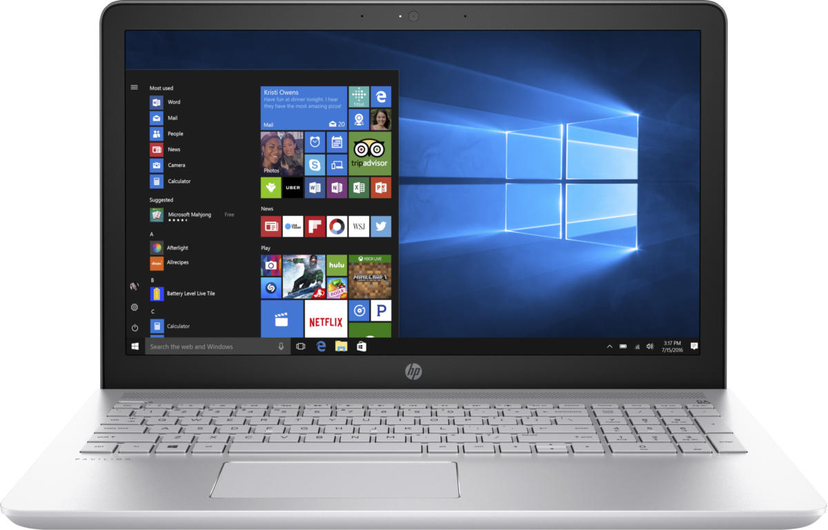 HP Pavilion 15-CC123 TOUCHSMART Core™ i5-8250U 1.6GHz 1TB 12GB 15.6" (1366x768) TOUCHSCREEN DVD-RW BT WIN10 Webcam MINERAL SILVER & NATURAL SILVER