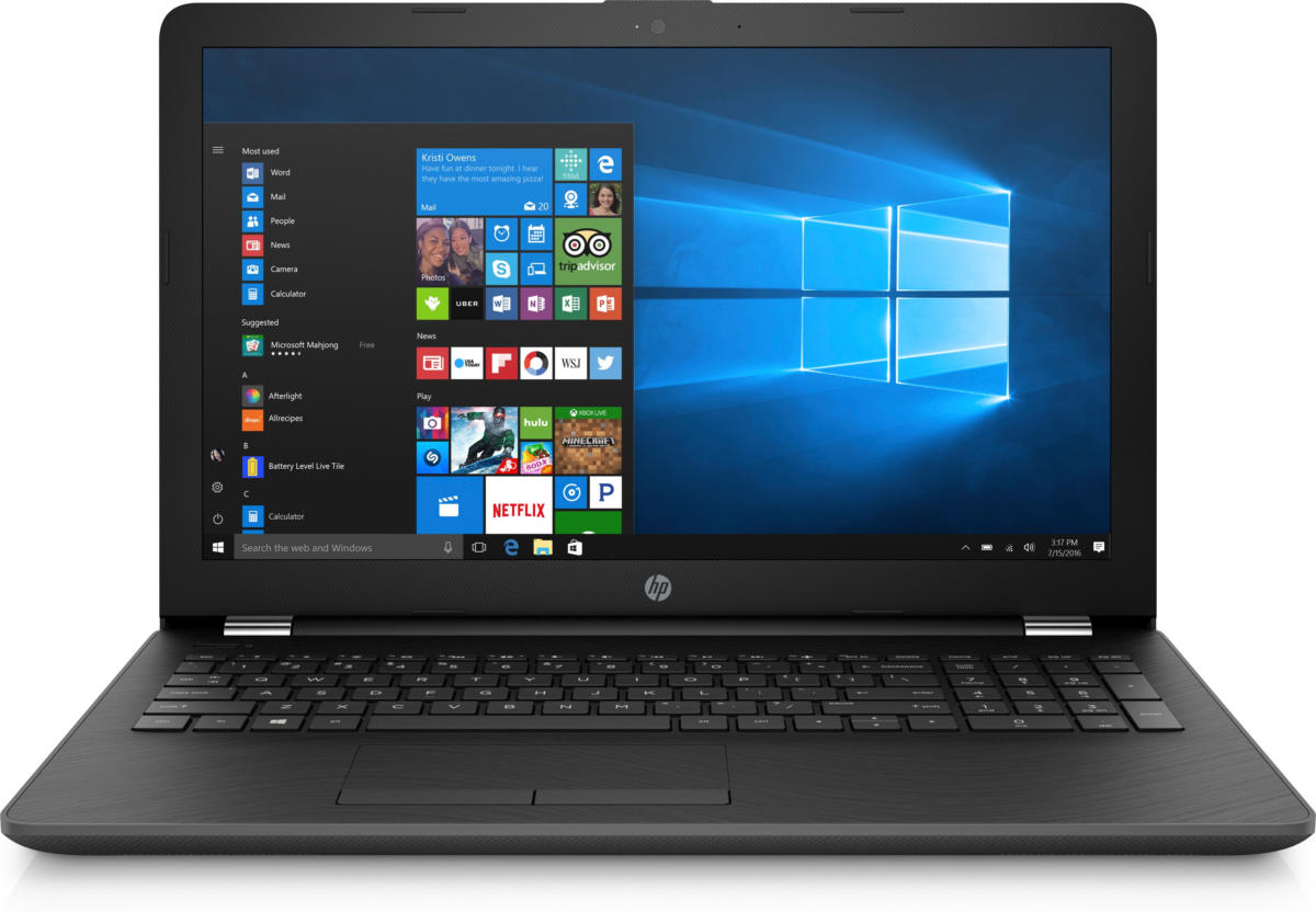 HP 15-BS192 TOUCHSMART Core™ i7-8550U 1.8GHz 1TB 8GB 15.6in (1366x768) TOUCHSCREEN DVD-RW BT WIN10 Webcam BLACK - Image 2