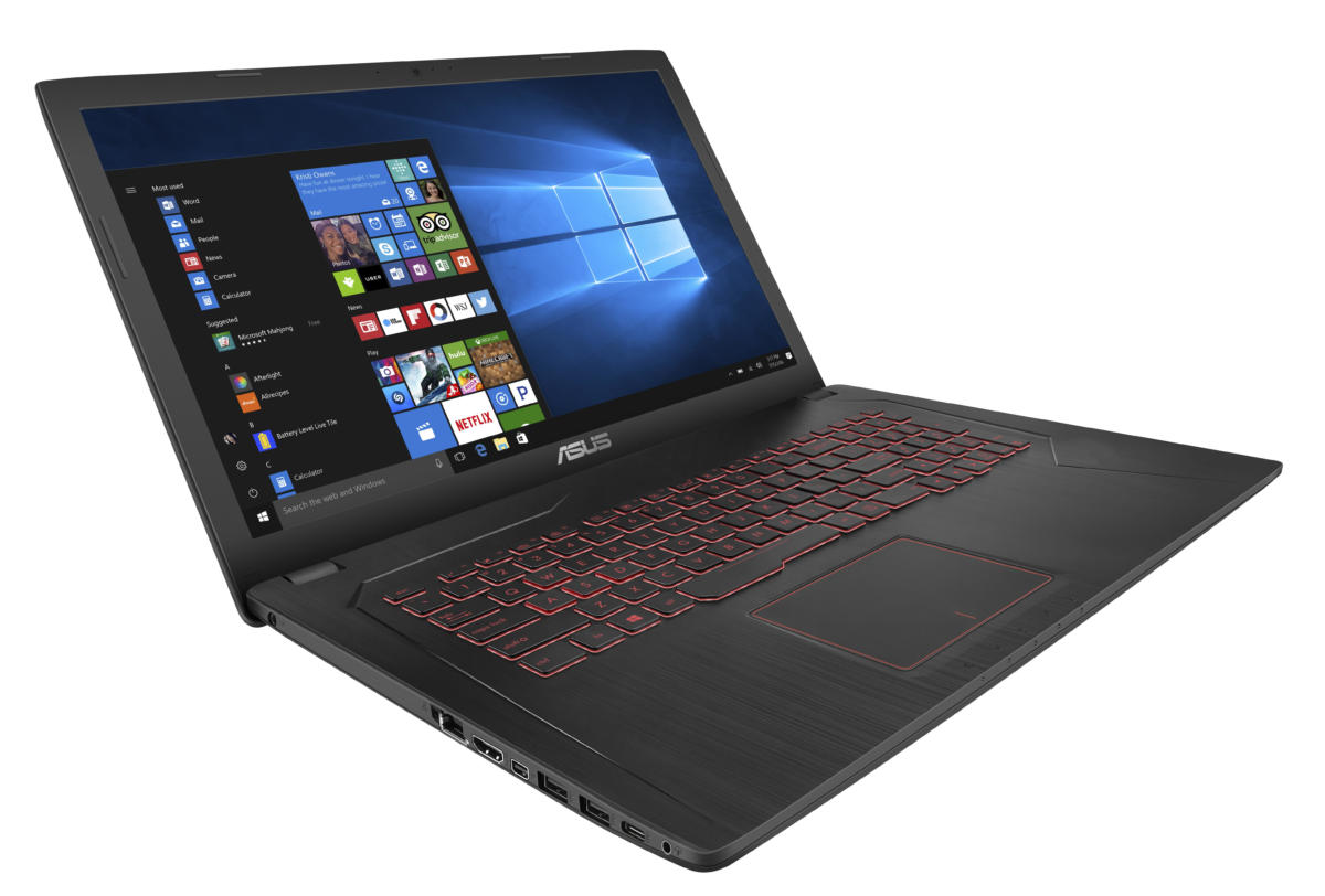 Asus FX73VE-WH71 Core™ i7-7700HQ 2.8GHz 1TB 8GB 17.3in (1920x1080) DVD-RW BT WIN10 Webcam NVIDIA® GTX 1050Ti 4096MB BLACK Backlit Keyboard NO SALES IN US & CANADA - Image 6