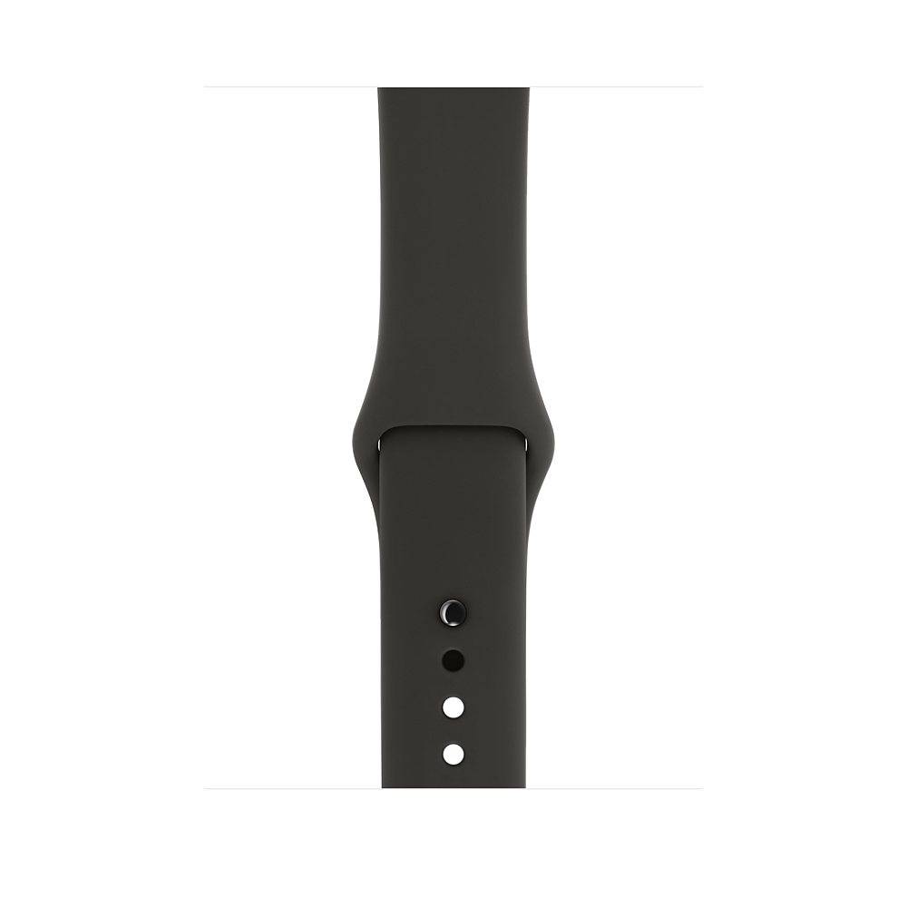 Apple Watch Series 3 GPS + Cellular 42mm Space Gray Aluminum Case with Gray Sport Band - Image 3