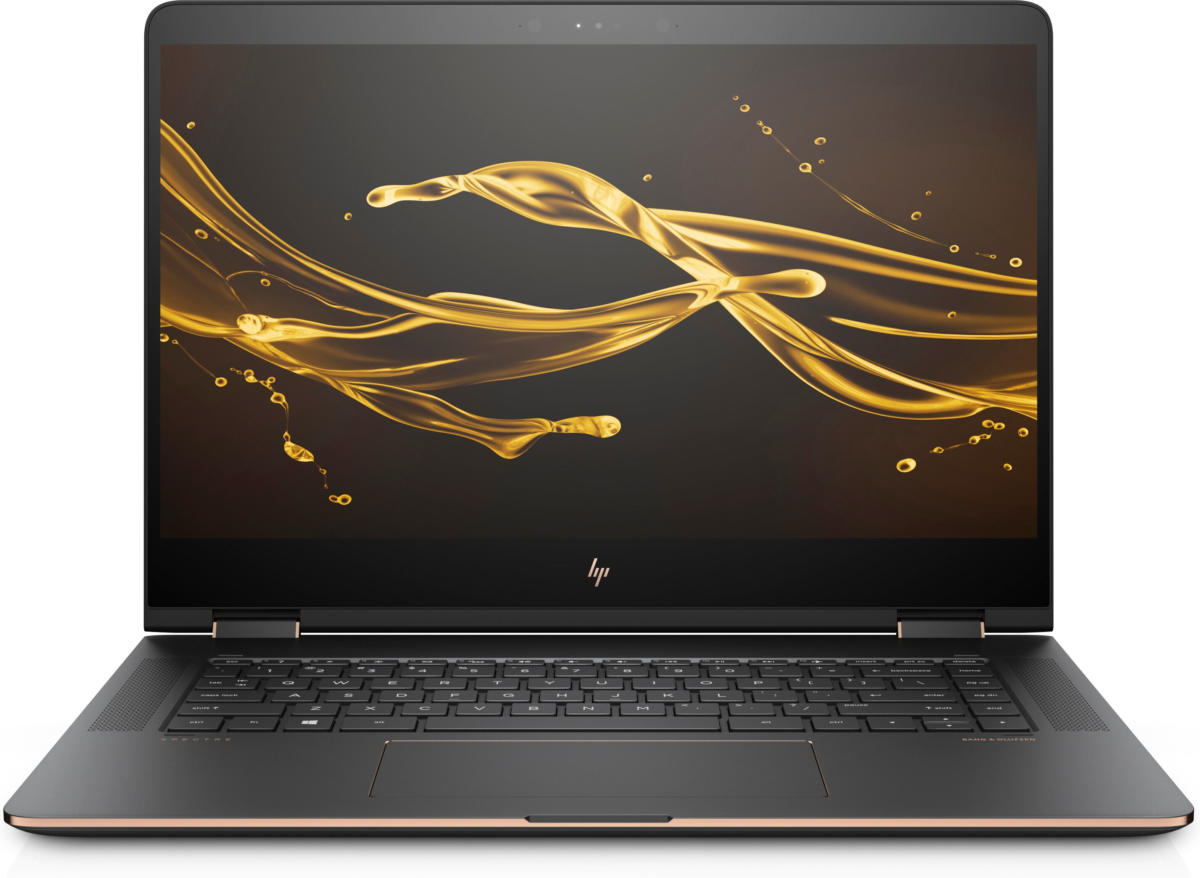 HP Spectre 15-BL112 x360 Convertible Core™ i7-8550U 1.8GHz 512GB SSD 16GB 15.6in (3840x2160) TOUCHSCREEN BT WIN10 Webcam NVIDIA® MX150 2048MB DARK ASH SILVER Backlit Keyboard