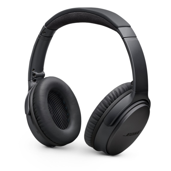 Bose QuietComfort 35 II Wireless Headphones BLACK : Over the Ear, Bluetooth, Noise Cancelling, Alexa / Google Compatible