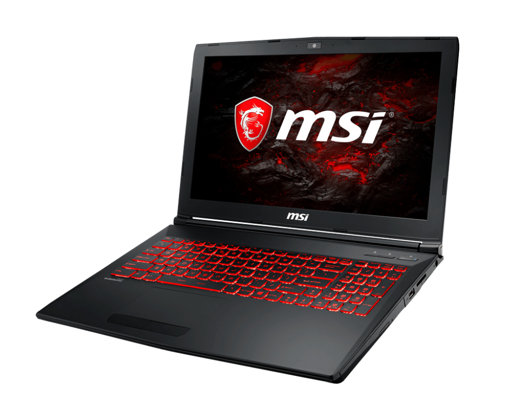 MSI GL62VR Core™ i7-7700HQ 2.8GHz 1TB+256GB SSD 16GB 15.6in (1920x1080) DVD-RW BT WIN10 Webcam NVIDIA® GTX1060 6144MB VR Ready BLACK Backlit Keyboard - Image 2