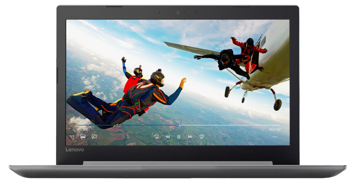 Lenovo 320-15AST AMD Dual-Core A9-9420 3.0GHz 1TB 4GB 15.6in (1366x768) DVD-RW BT WIN10 Webcam ONYX BLACK