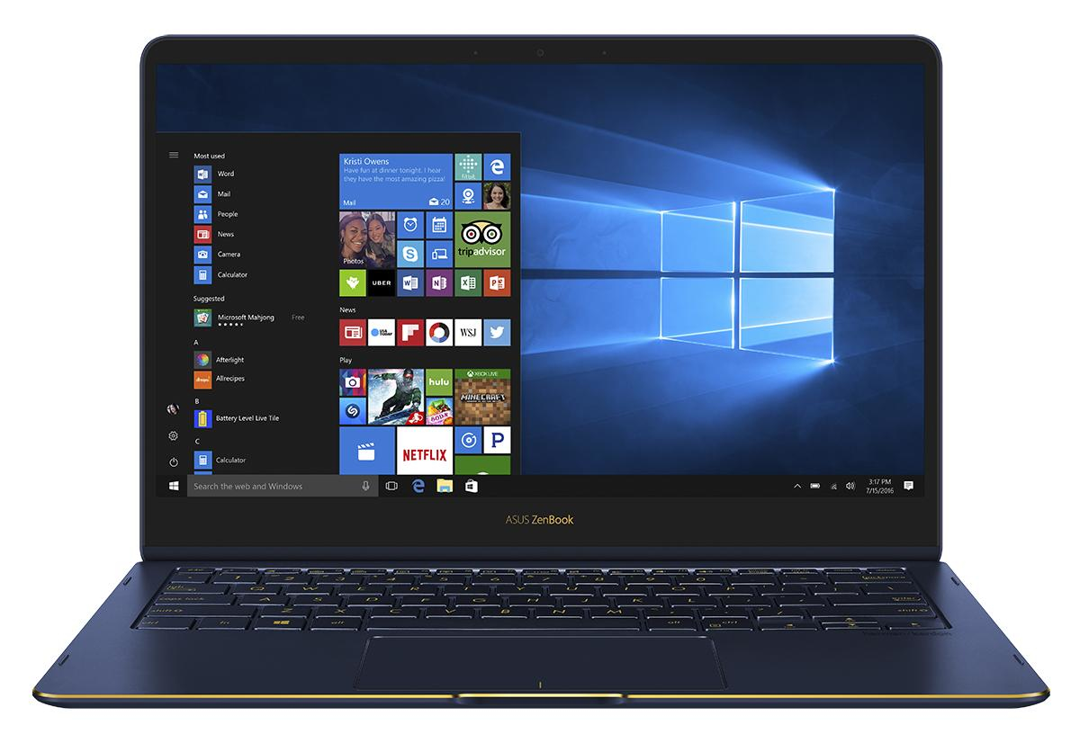 Asus ZenBook UX370UA-XH74T-BL Core™ i7-8550U 1.8GHz 512GB SSD 16GB 13.3" (1920x1080) TOUCHSCREEN BT WIN10 Webcam Backlit Keyboard FP Reader