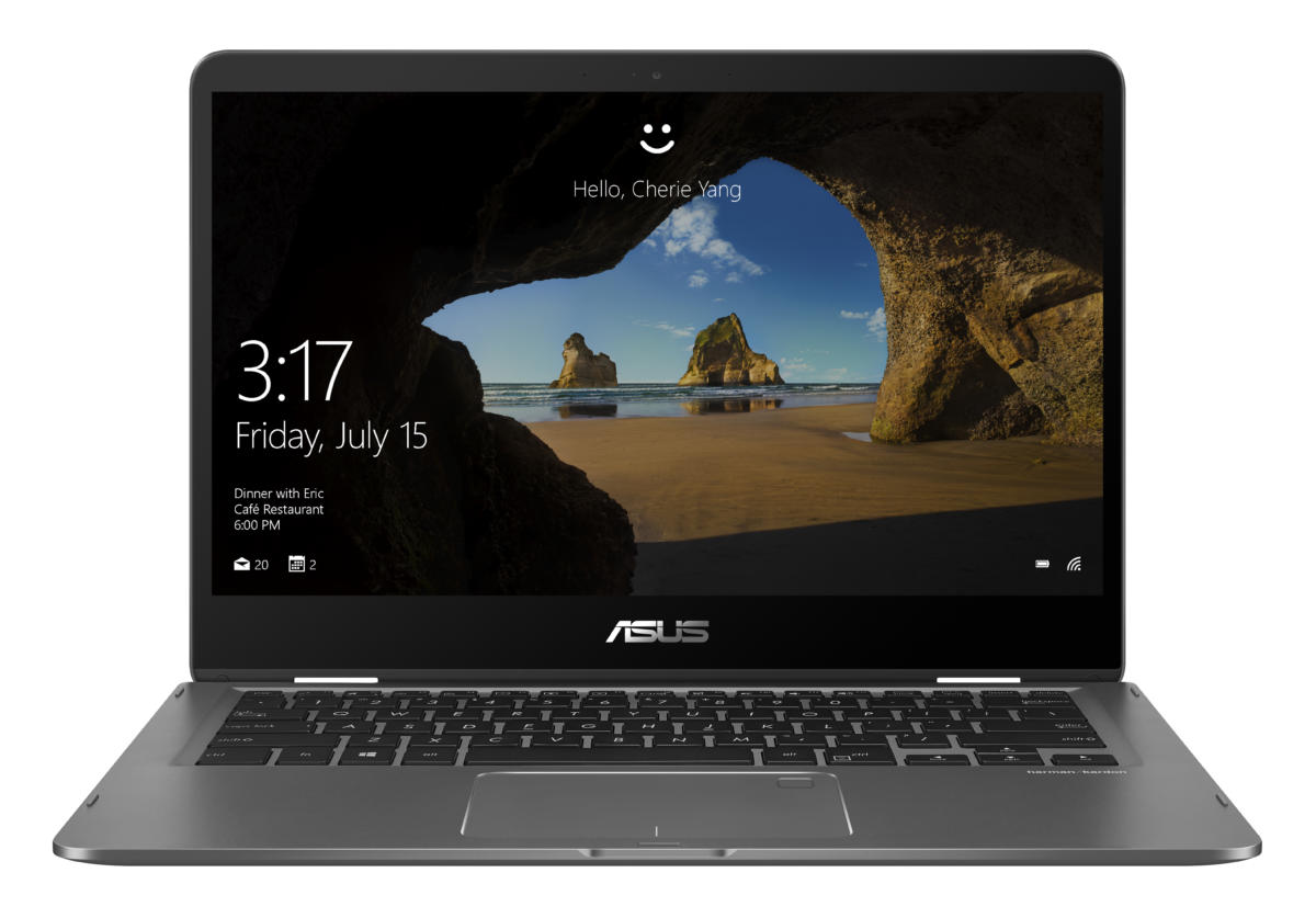 Asus ZenBook Flip UX461UA-DS51T Core™ i5-8250U 1.6GHz 256GB SSD 8GB 14in (1920x1080) TOUCHSCREEN BT WIN10 Webcam SLATE GRAY Backlit Keyboard Stylus Pen FP Reader