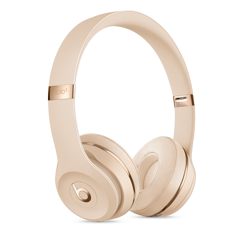 Beats Solo 3 Wireless On-Ear Headphones - Satin Gold - Image 5