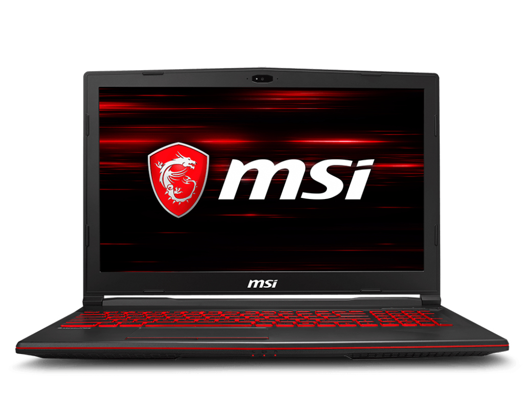 MSI GL63 8RE-629 GAMING Core™ i7-8750H 2.2GHz 1TB+128GB SSD 16GB 15.6" (1920x1080) IPS BT WIN10 Webcam NVIDIA® GTX 1060 6144MB BLACK Backlit Keyboard