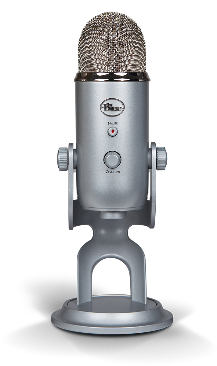 Blue Microphones Yeti USB Mic (Silver) with Logitech G733 Wireless Headset  988-000103 LO
