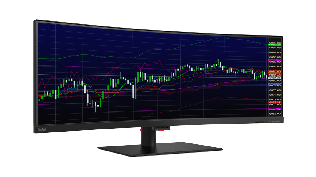 Lenovo ThinkVision P44w-10 43.4" DFHD+ (3840x1200) CURVED WLED LCD Monitor RAVEN BLACK - Image 4
