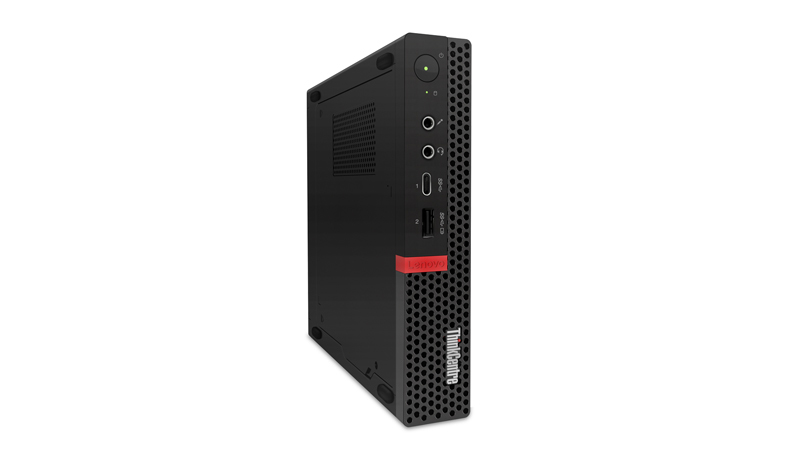 Lenovo ThinkCentre M720q Tiny Core™ i5-8600T 2.3GHz 256GB SSD 8GB WIN10 Pro Keyboard Mouse BLACK NEW RE-IMAGED - Image 2