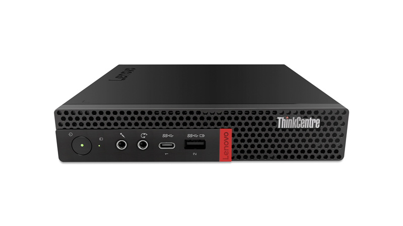 Lenovo ThinkCentre M720q Tiny Core™ i5-8600T 2.3GHz 256GB SSD 8GB WIN10 Pro Keyboard Mouse BLACK NEW RE-IMAGED - Image 3