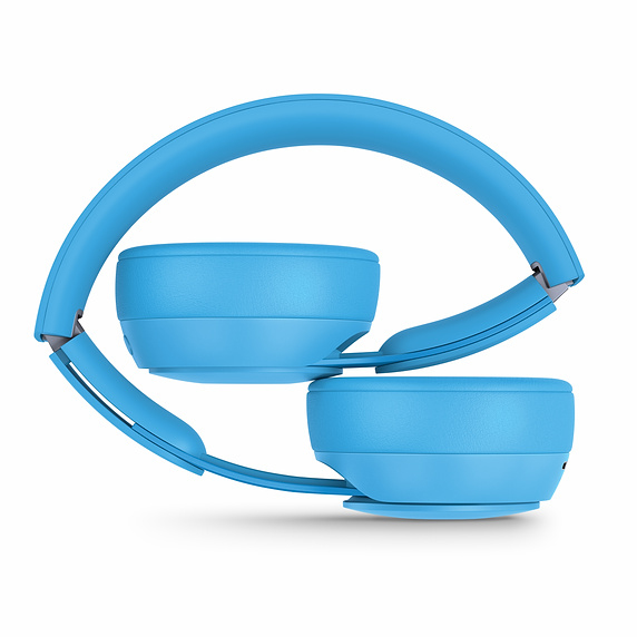 Beats Solo Pro Matte Collection Wireless Noise Cancelling On-Ear Headphones - Light Blue - Image 3