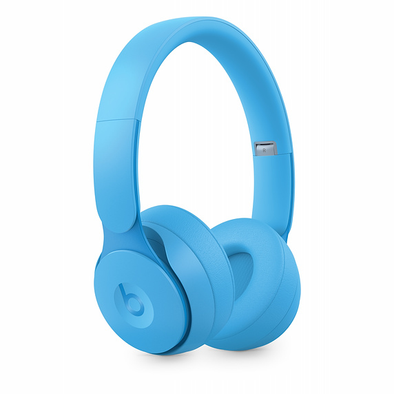 Beats Solo Pro Matte Collection Wireless Noise Cancelling On-Ear Headphones - Light Blue - Image 5