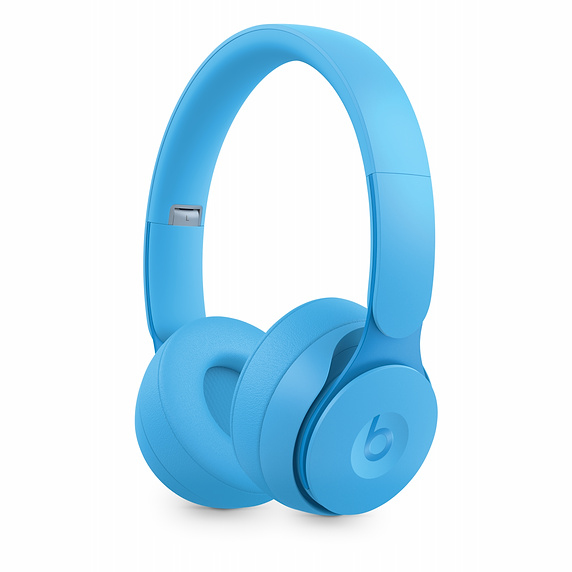 Beats Solo Pro Matte Collection Wireless Noise Cancelling On-Ear Headphones - Light Blue