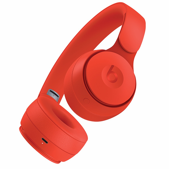 Beats Solo Pro Wireless Noise Cancelling On-Ear Headphones - Matte Red - Image 4