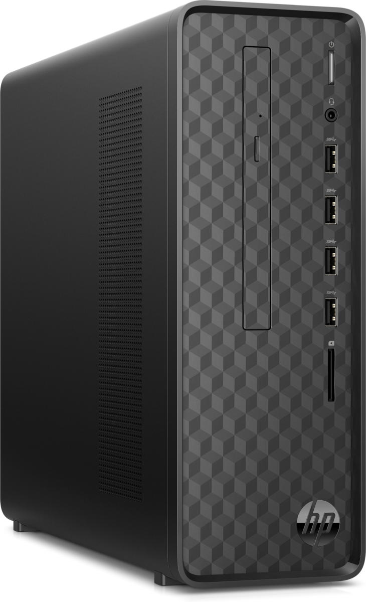 HP Slimline S01-PF1048XT MT Core™ i5-10400 2.9GHz 1TB 16GB DVD-RW BT WIN10 BLACK Keyboard Mouse - Image 3
