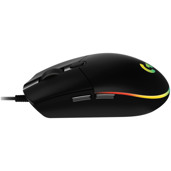 Logitech G203 LIGHTSYNC Wired Optical mouse 8000dpi 6 buttons RGB Color Wave Black - Image 4