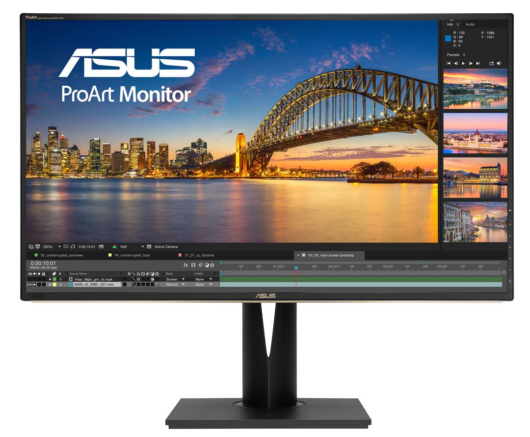 Asus PA329C 32" 4K (3840x2160) 4ms 400 cd/m² USB-C™ HDMI DP USB3.0 IPS Adjustable Stand Monitor BLACK