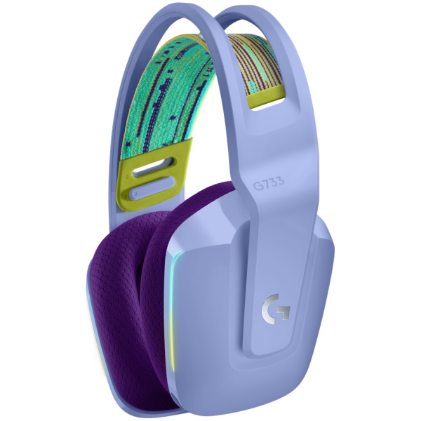 Logitech G733 Wireless Gaming Headset - Lilac - Image 2