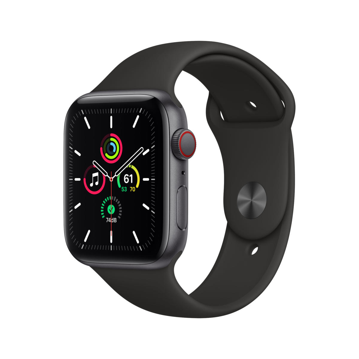 MYER2LL/A - $382 - Apple Watch SE (GPS + Cellular) 44mm Space Gray