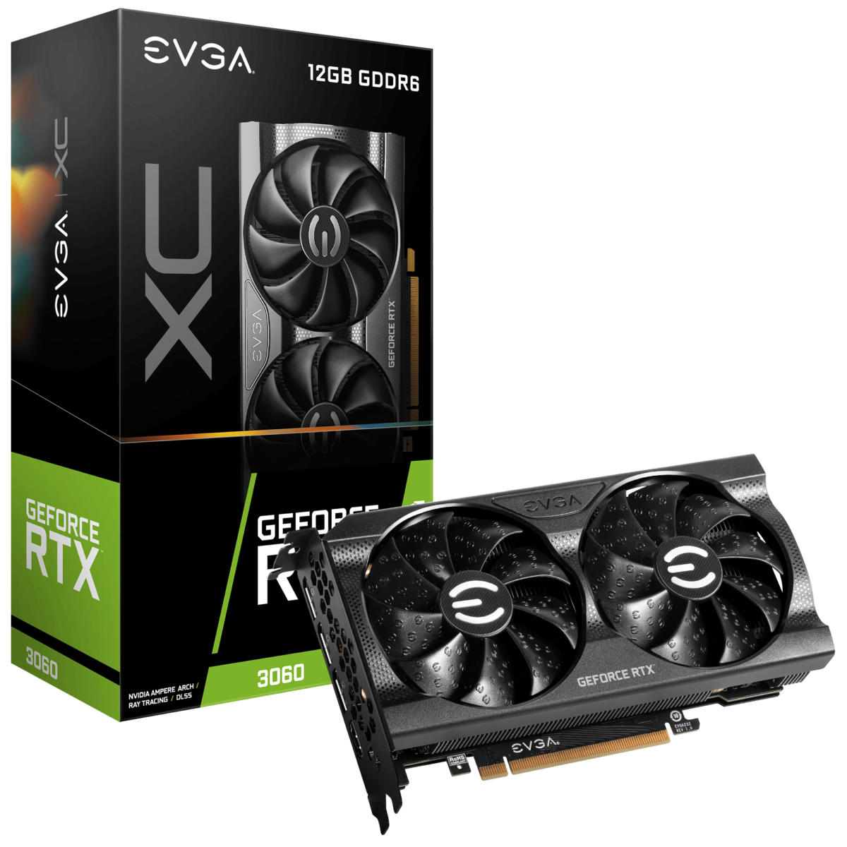 EVGA GeForce RTX 3060 XC GAMING, 12G-P5-3657-KR, 12GB GDDR6, Dual-Fan, Metal Backplate - Image 4