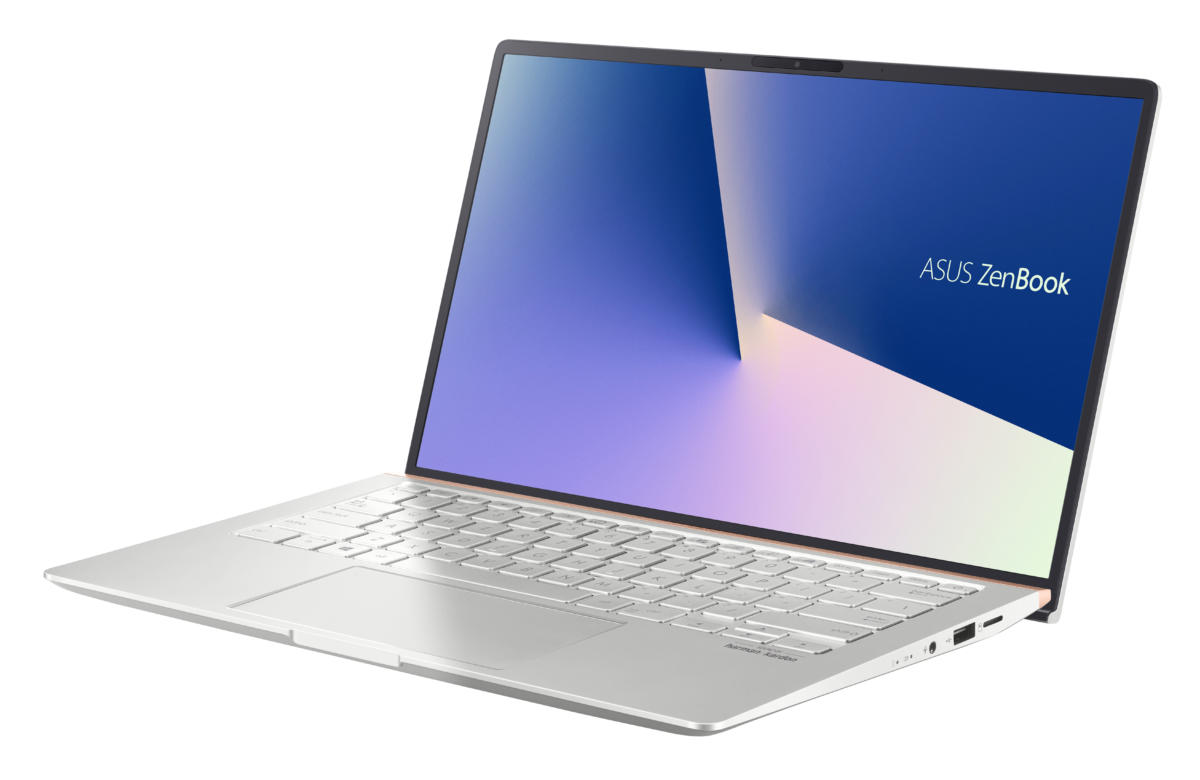 ASUS ZenBook UM433D Ultra Slim AMD Ryzen 7-3700U 2.3GHz 512GB SSD 8GB 14" (1920x1080) BT WIN10 Webcam ICICLE SILVER - Image 2