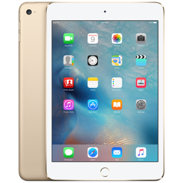 Apple iPad mini 4 Wi-Fi 128GB GOLD MK9Q2LL/A - MK9Q2LL/A