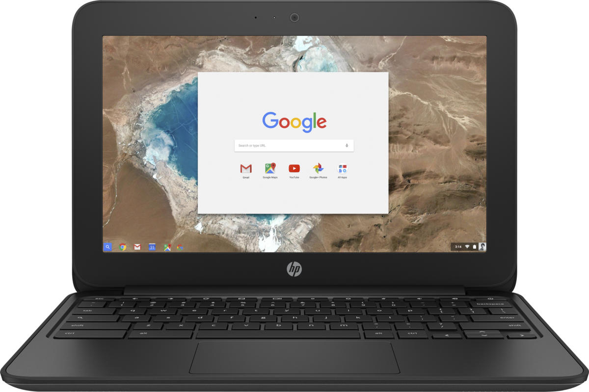 HP Chromebook 11 G5 (1FX82UT#ABA) Celeron® N3060 2.48GHz 16GB eMMC 4GB 11.6" (1366x768) BT Chrome OS Webcam BLACK 2.71 lbs. - Image 7