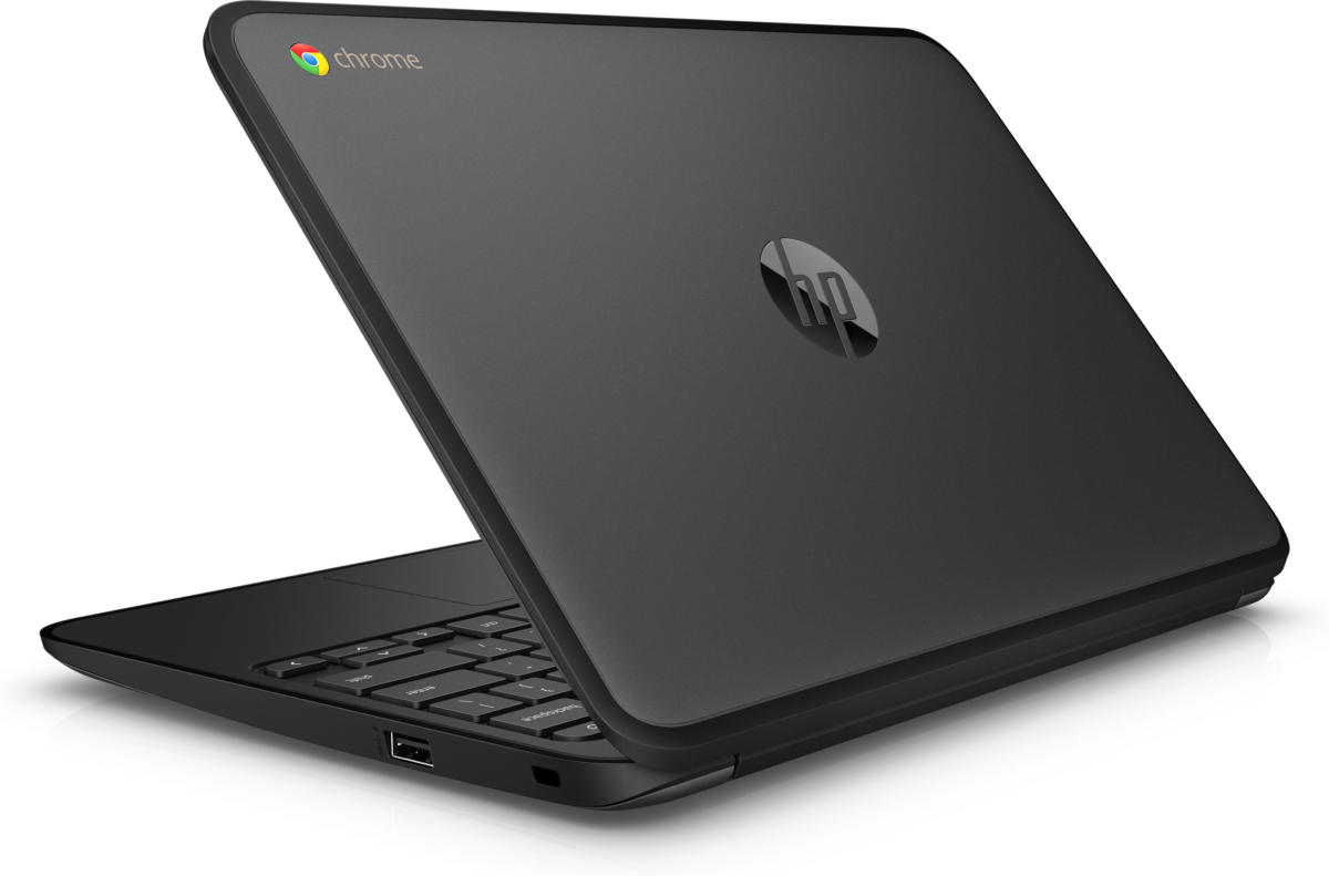 HP Chromebook 11 G5 (1FX82UT#ABA) Celeron® N3060 2.48GHz 16GB eMMC 4GB 11.6" (1366x768) BT Chrome OS Webcam BLACK 2.71 lbs. - Image 4