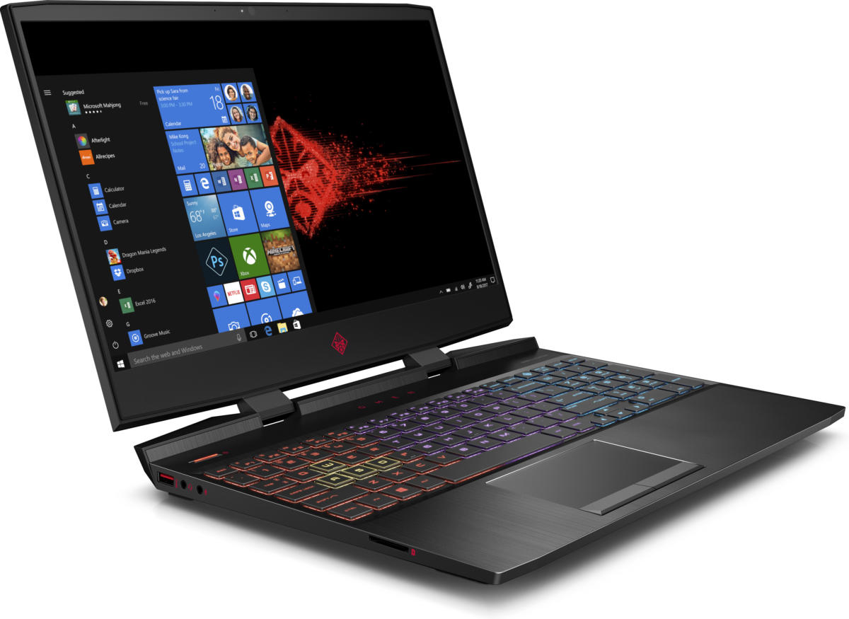 HP Omen 15-DC1058 GAMING Core™ i7-9750H 2.6GHz 256GB SSD 16GB 15.6" (1920x1080) 144Hz IPS BT WIN10 Webcam NVIDIA® GTX 1660 Ti 6144MB SHADOW BLACK RGB Backlit Keyboard GRADE B - Image 3