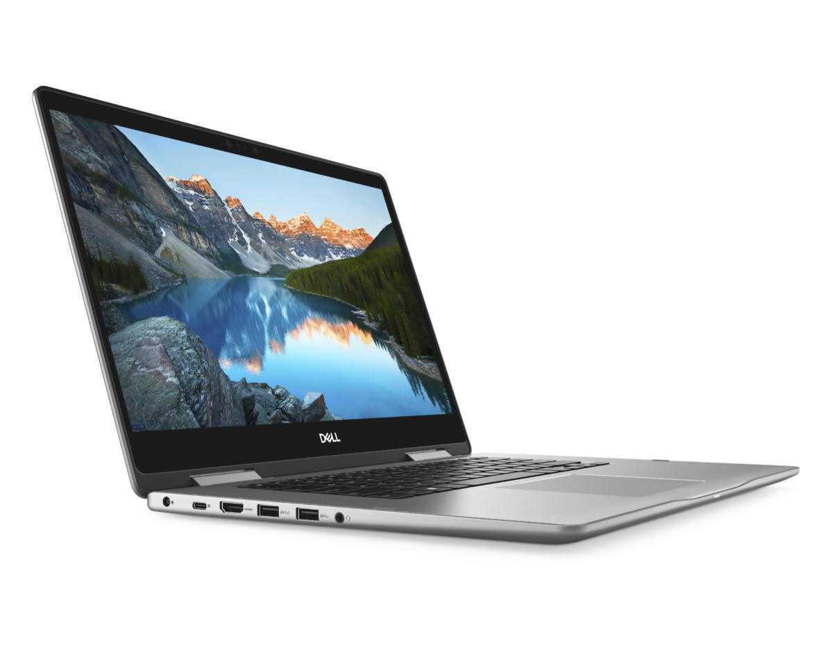 Dell Inspiron 7573 CONVERTIBLE 2-IN-1 Core™ i5-8250U 1.6GHz 256GB SSD 8GB 15.6" (1920x1080) TOUCHSCREEN BT WIN10 Webcam Backlit Keyboard GRAY