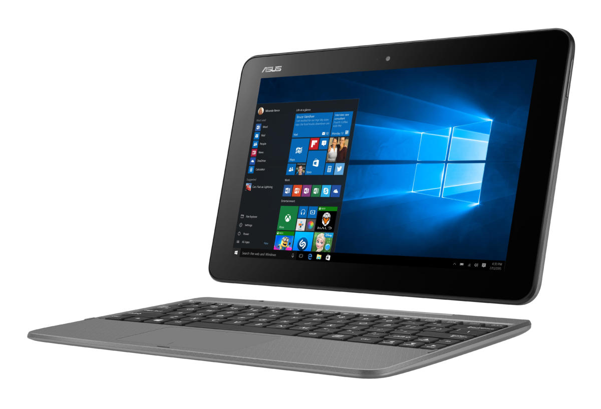 Asus Transformer T101HA-C4-GR 2-IN-1 Atom® x5-Z8350 64GB eMMC 4GB 10.1" (1280x800) TOUCHSCREEN IPS BT WIN10 Webcam GREY ENGLISH FRENCH CA - Image 4