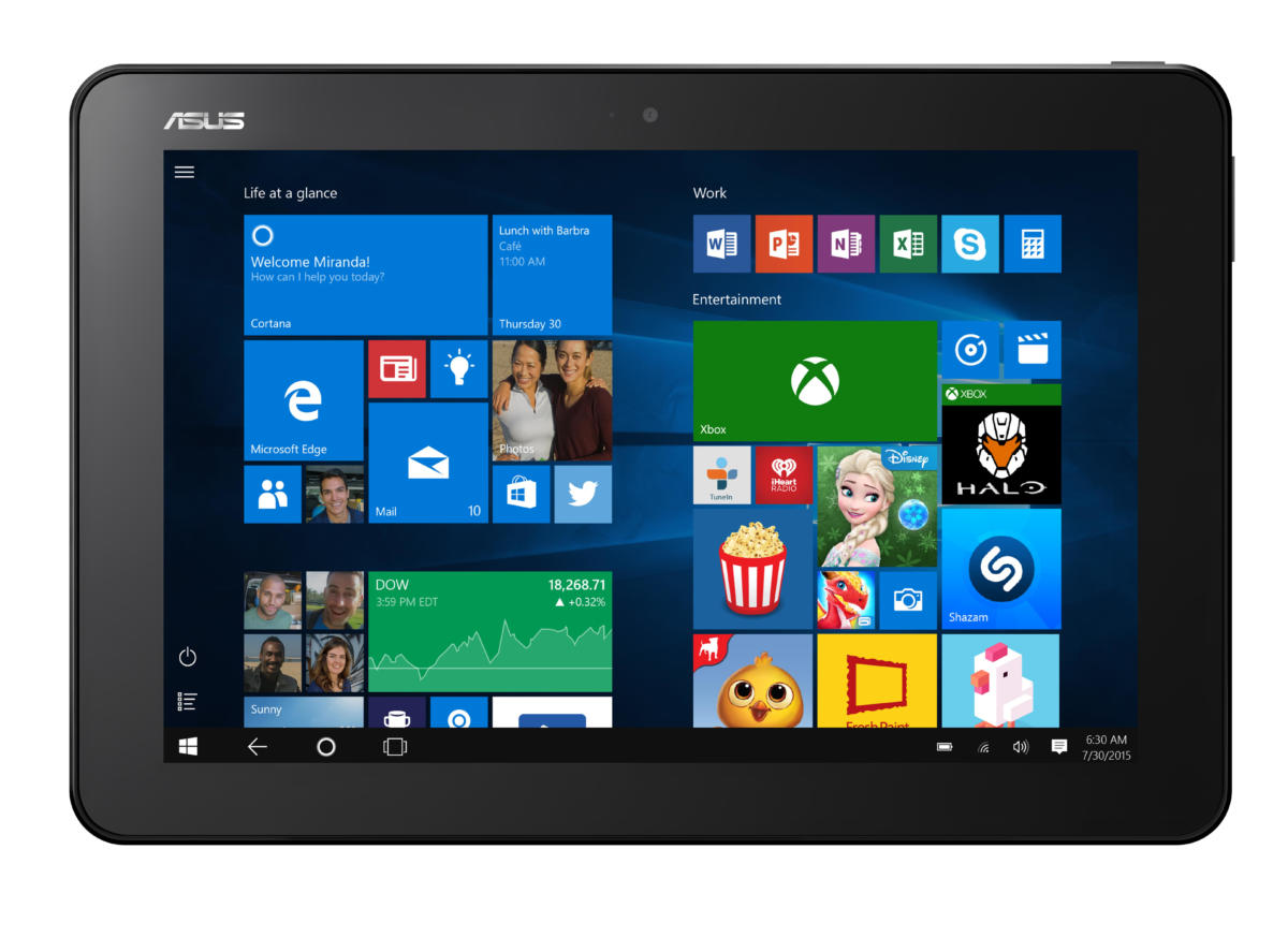 Asus Transformer T101HA-C4-GR 2-IN-1 Atom® x5-Z8350 64GB eMMC 4GB 10.1" (1280x800) TOUCHSCREEN IPS BT WIN10 Webcam GREY ENGLISH FRENCH CA - Image 2