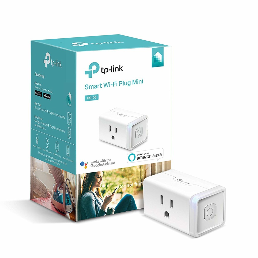 Kasa Smart Plug Mini, Smart Home Wi-Fi Outlet (HS105), White - Image 2