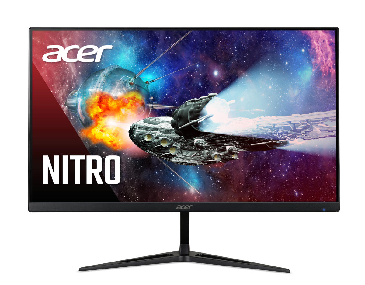 Acer Nitro RG241Y Pbiipx GAMING 23.8" (1920x1080) 144Hz 1ms 250 cd/m² 100000000:1 HDMI DP DVI IPS Adjustable Stand Monitor BLACK
