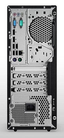 Lenovo ThinkCentre M710t Tower Core™ i5-7400 256GB SSD 8GB DVD-RW WIN10 Pro BLACK - Image 4
