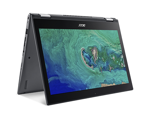 Acer Spin 5 SP513-52N-8326 2-IN-1 CONVERTIBLE Core™ i7-8550U 256GB SSD 8GB 13.3" (1920x1080) TOUCHSCREEN IPS BT WIN10 Webcam STEEL GRAY Backlit Keyboard FP Reader - Image 5