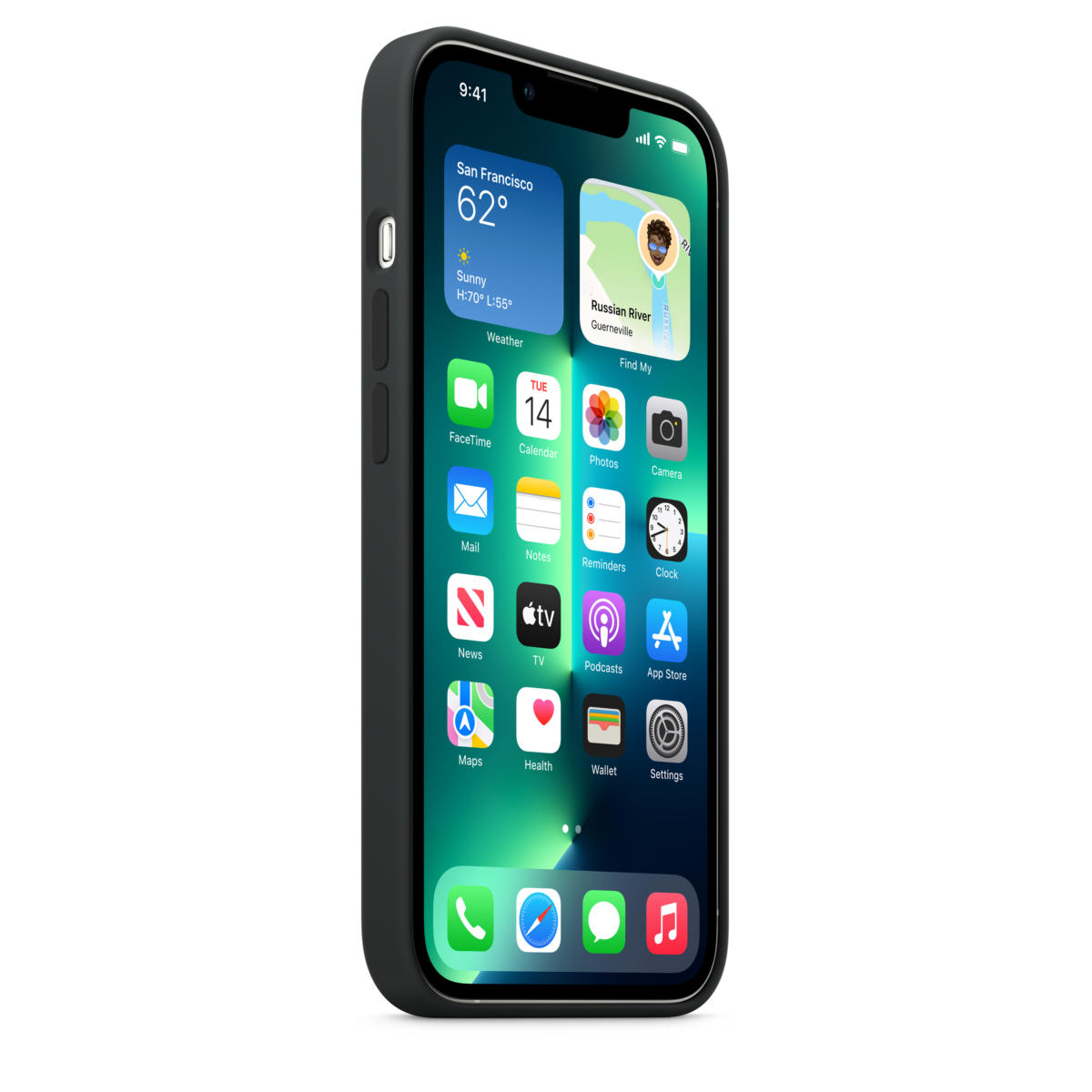 Apple - iPhone 13 Pro Silicone Case with MagSafe - Midnight - Image 6